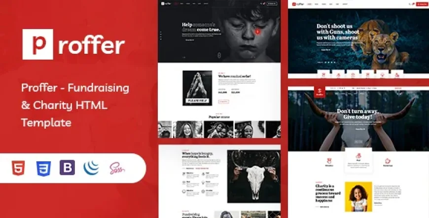 Proffer - Fundraising &amp; Charity WordPress Theme v1.0.6