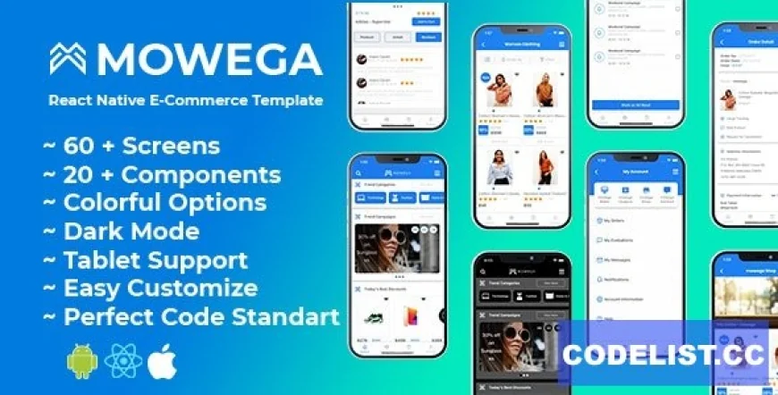 mowega React Native for E-Commerce Shopping Template