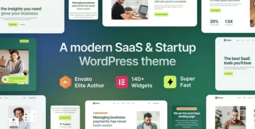 Ultran - SaaS &amp; Startup WordPress Theme v1.0.1