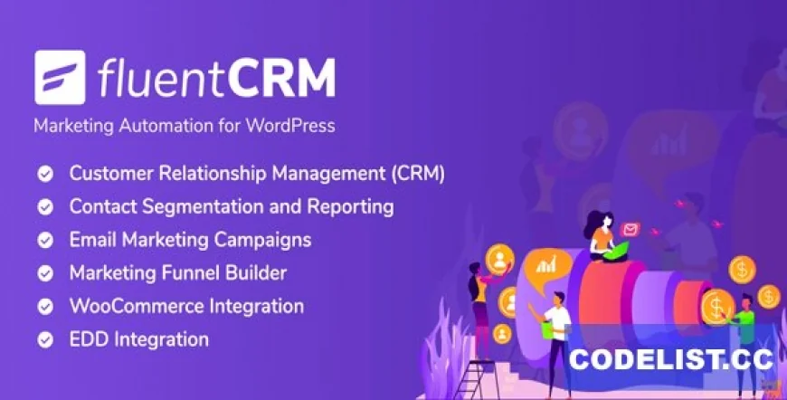 FluentCRM v2.9.3.1 - Marketing Automation For WordPress
