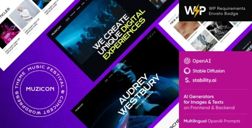 Muzicon - Music Festival &amp; Concert WordPress Theme v1.9