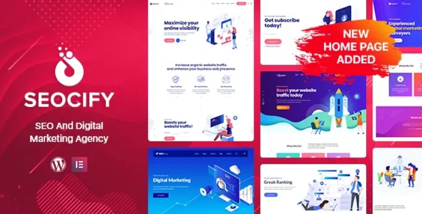 Seocify - SEO Digital Marketing Agency WordPress Theme v3.8