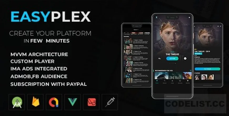 EasyPlex v1.0.0 - Movies - Live Streaming - TV Series, Anime