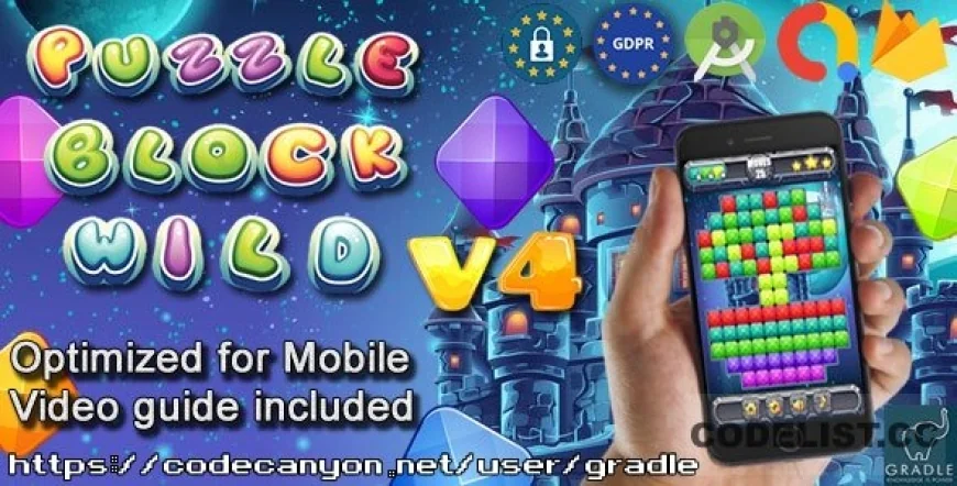 Puzzle Block Wild V4 (Admob + GDPR + Android Studio)