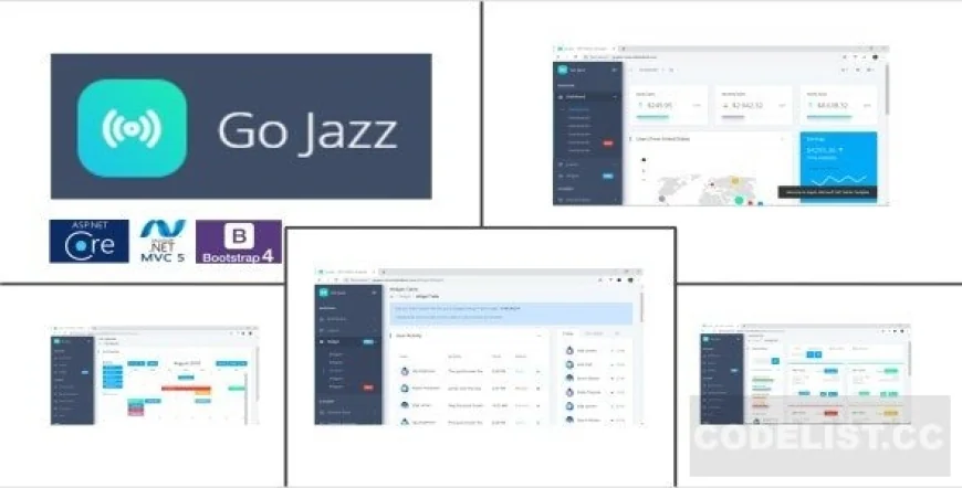 GoJazz Theme Combo v1.0 - ASP.NET Admin Template